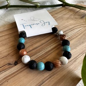 Howlite Turquoise Diffuser Bracelet